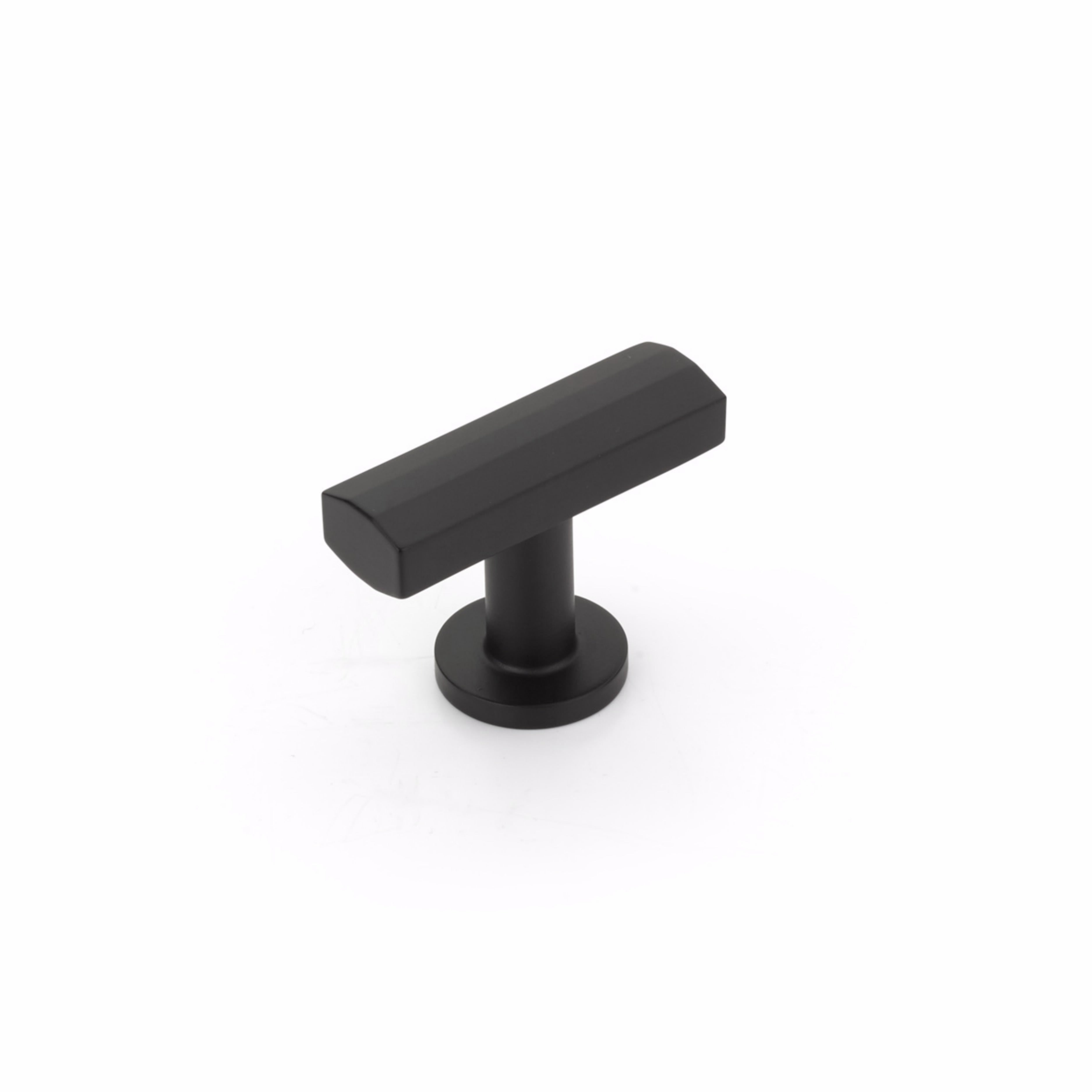 Schaub 552-MB Heathrow 1-3/4" T Cabinet Knob Matte Black Finish Sparrow Supply