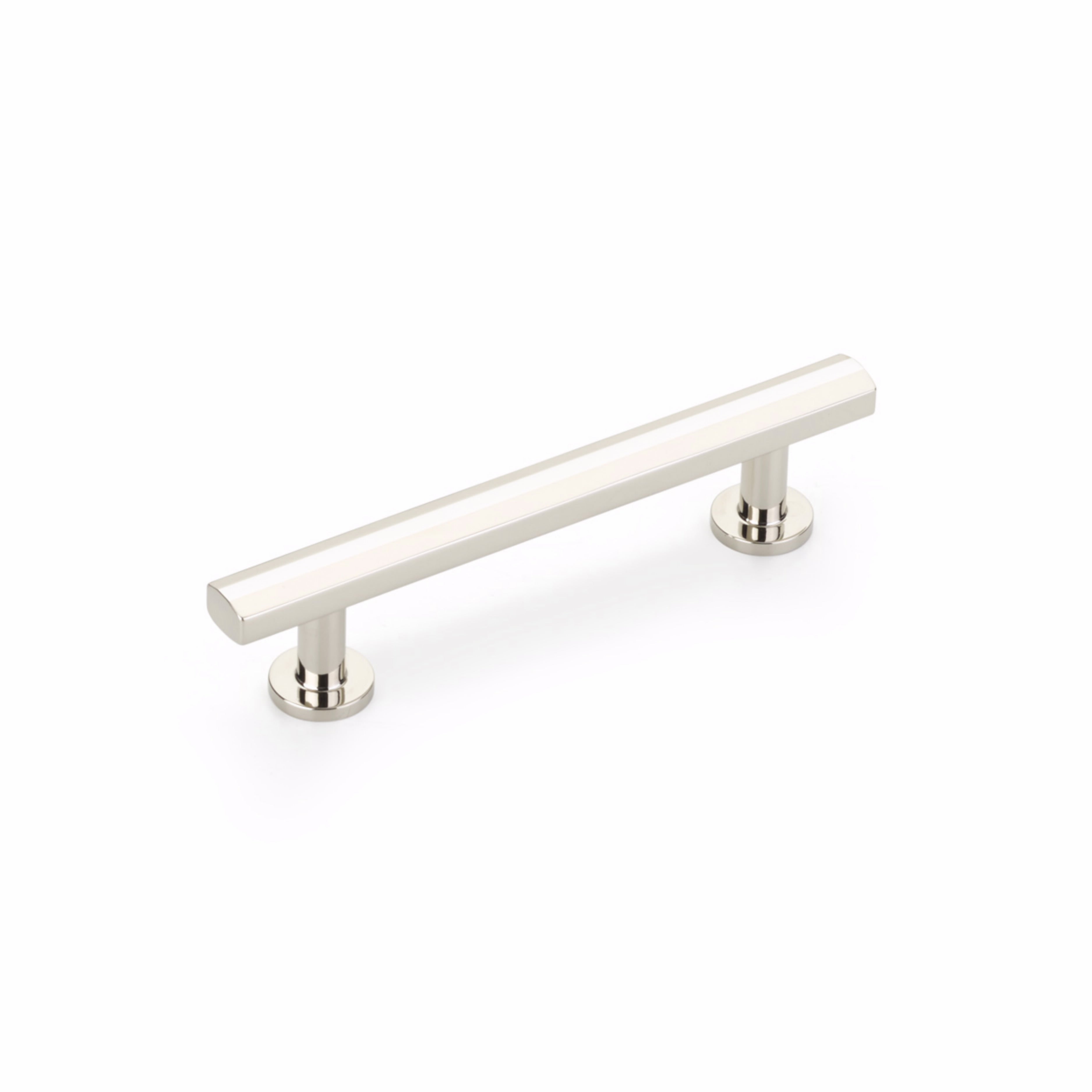 Schaub 553-PN 4" Center to Center Heathrow Cabinet Pull Polished Nickel Finish Sparrow Supply
