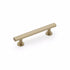 Schaub 553-SSB 4" Center to Center Heathrow Cabinet Pull Signature Satin Brass Finish Sparrow Supply