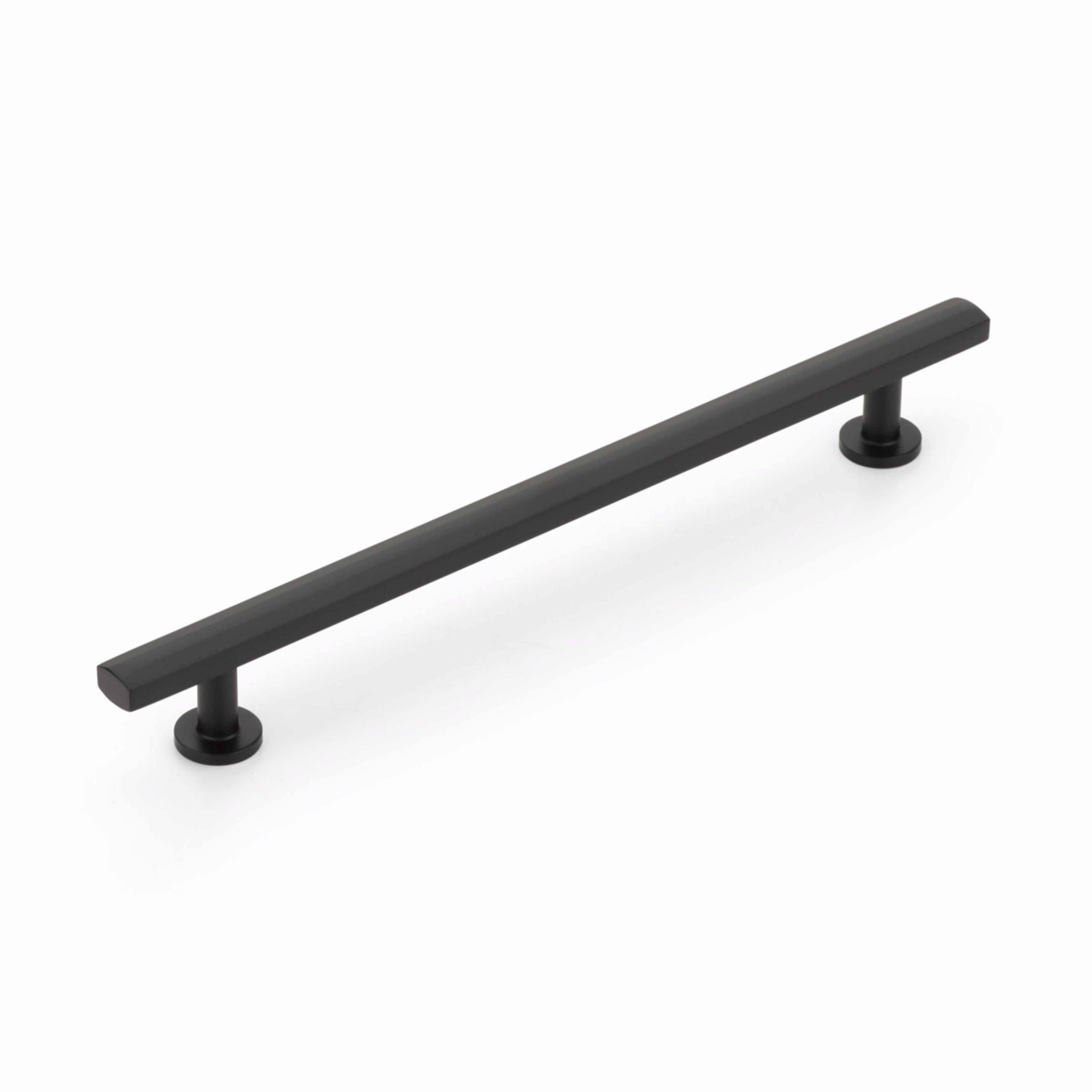Schaub 555-MB 8" Center to Center Heathrow Cabinet Pull Matte Black Finish Sparrow Supply