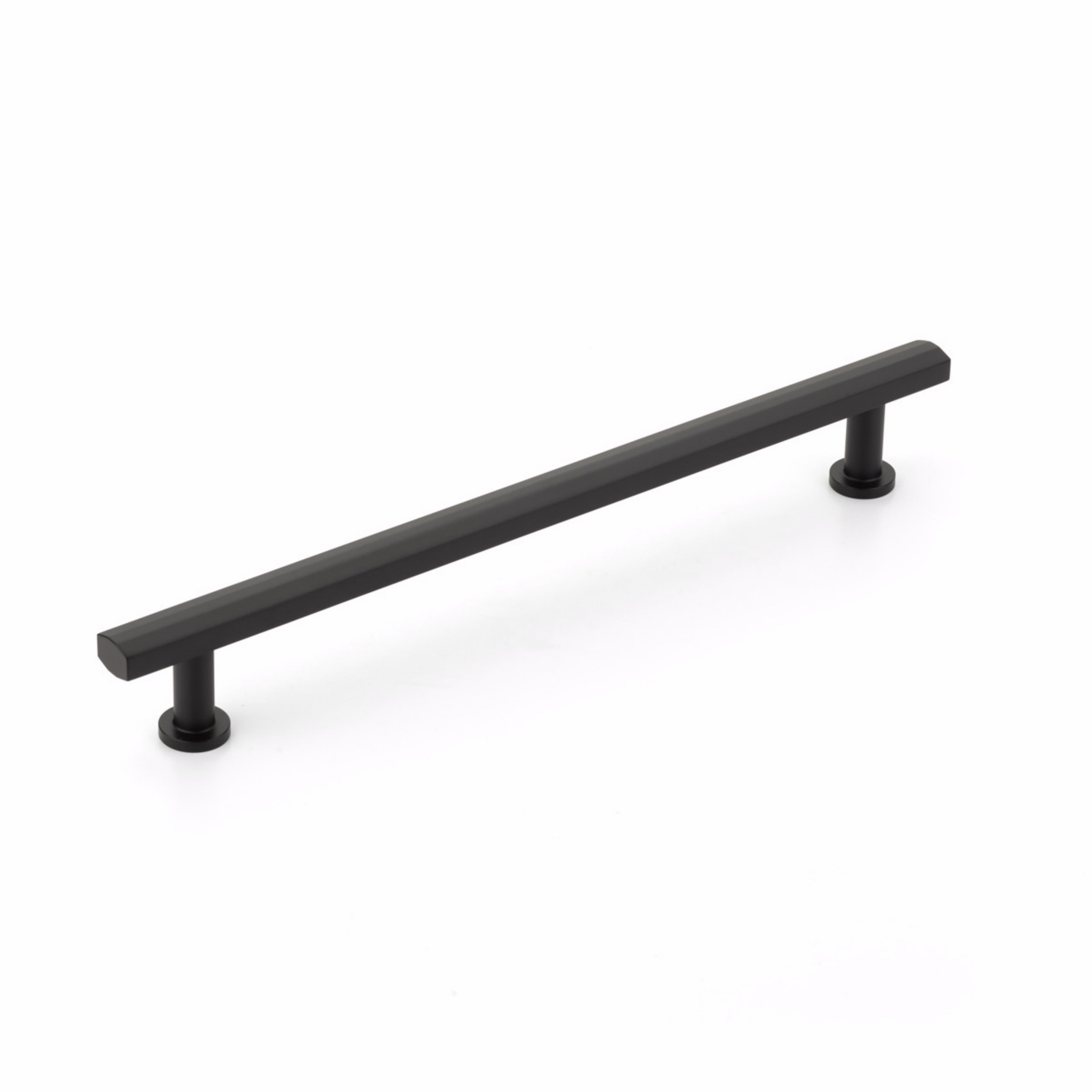 Schaub 557-MB 12" Center to Center Heathrow Appliance Pull Matte Black Finish Sparrow Supply