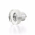 Schaub 56-26 City Lights Round Disc Glass Knob Polished Chrome Finish Sparrow Supply