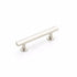 Schaub 560-PN 3-1/2" Center to Center Heathrow Cabinet Pull Polished Nickel Finish Sparrow Supply
