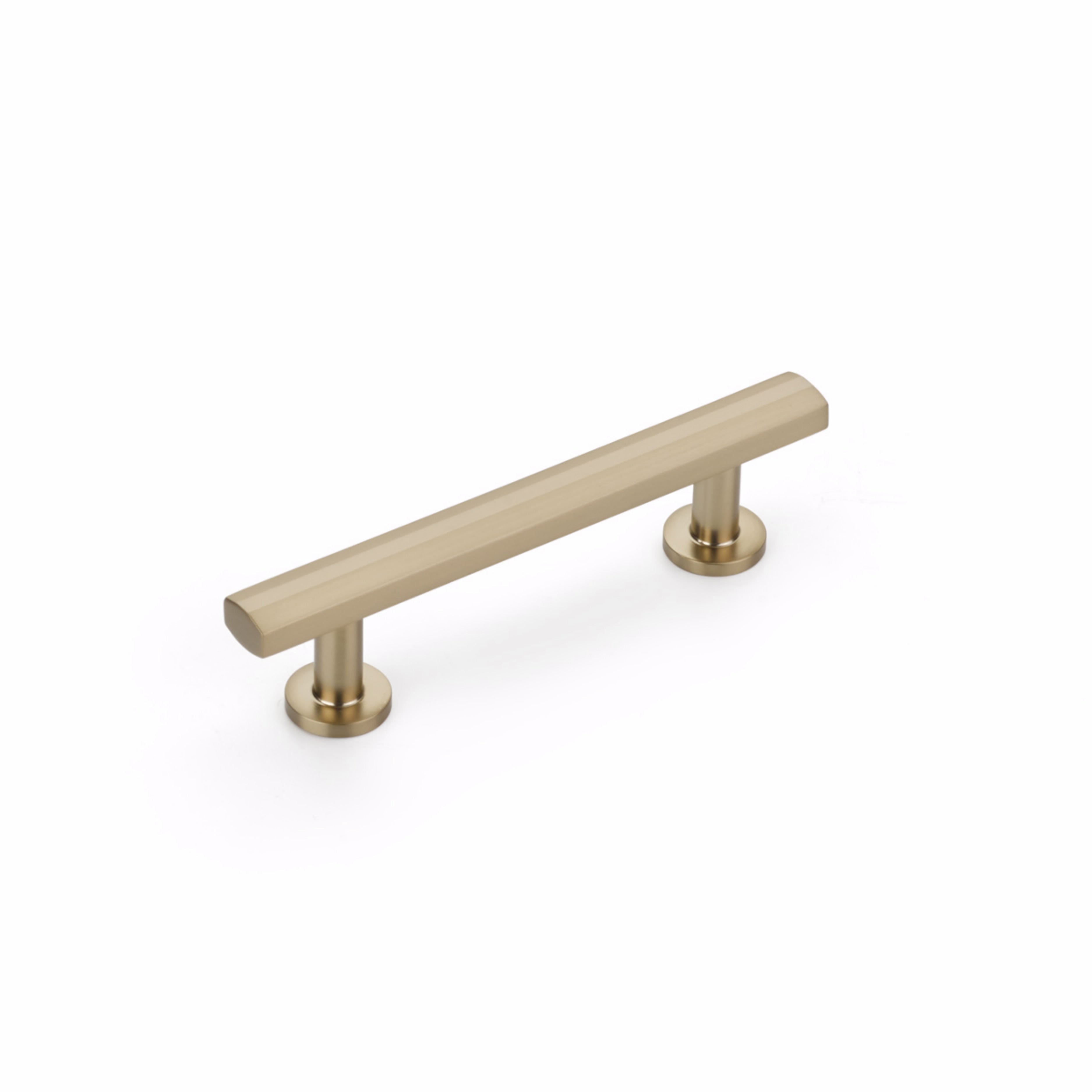 Schaub 560-SSB 3-1/2" Center to Center Heathrow Cabinet Pull Signature Satin Brass Finish Sparrow Supply