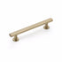 Schaub 561-SSB 5" Center to Center Heathrow Cabinet Pull Signature Satin Brass Finish Sparrow Supply