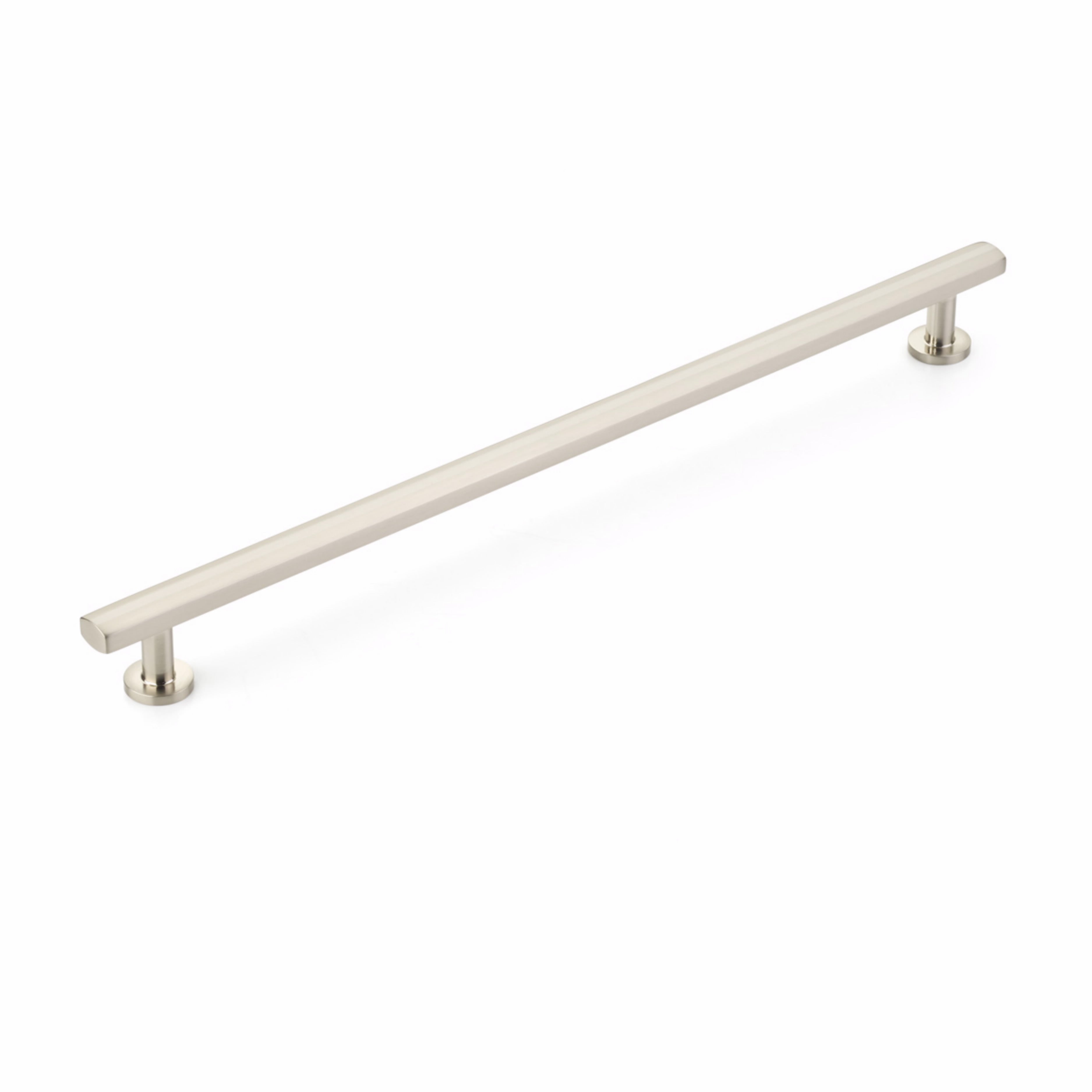 Schaub 563-BN 12" Center to Center Heathrow Cabinet Pull Brushed Nickel Finish Sparrow Supply