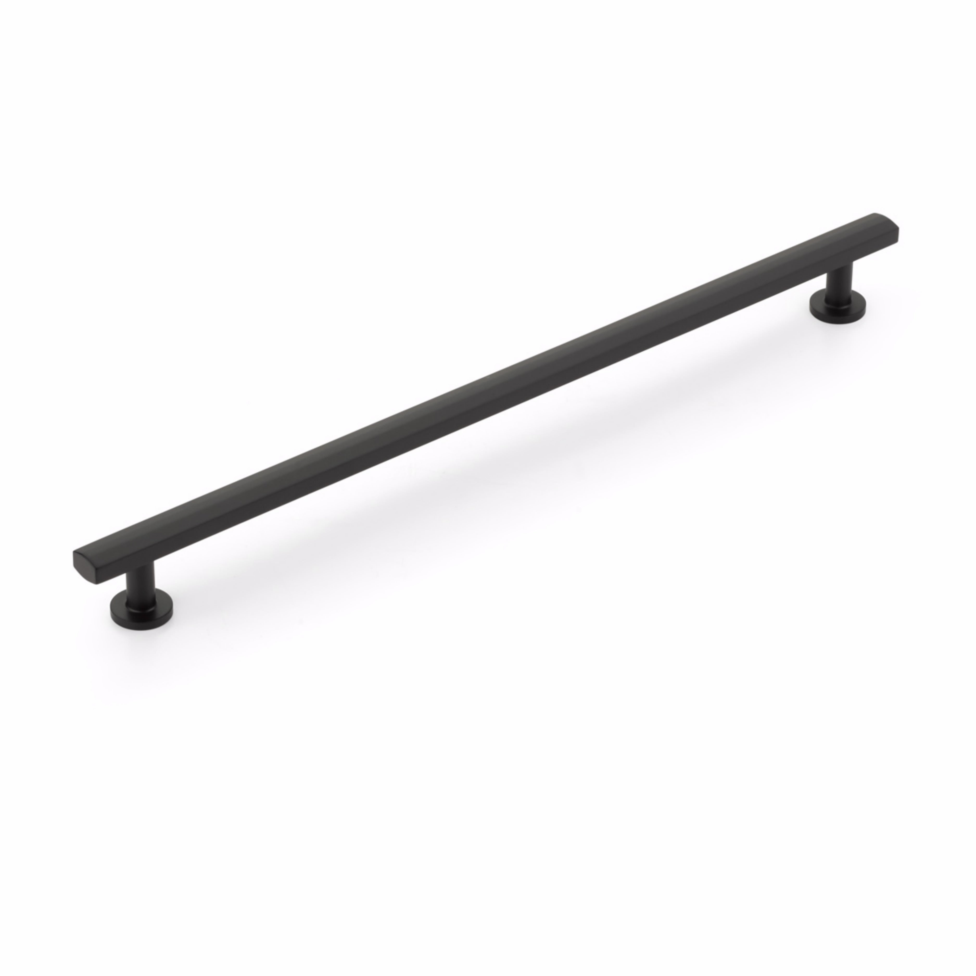 Schaub 563-MB 12" Center to Center Heathrow Cabinet Pull Matte Black Finish Sparrow Supply