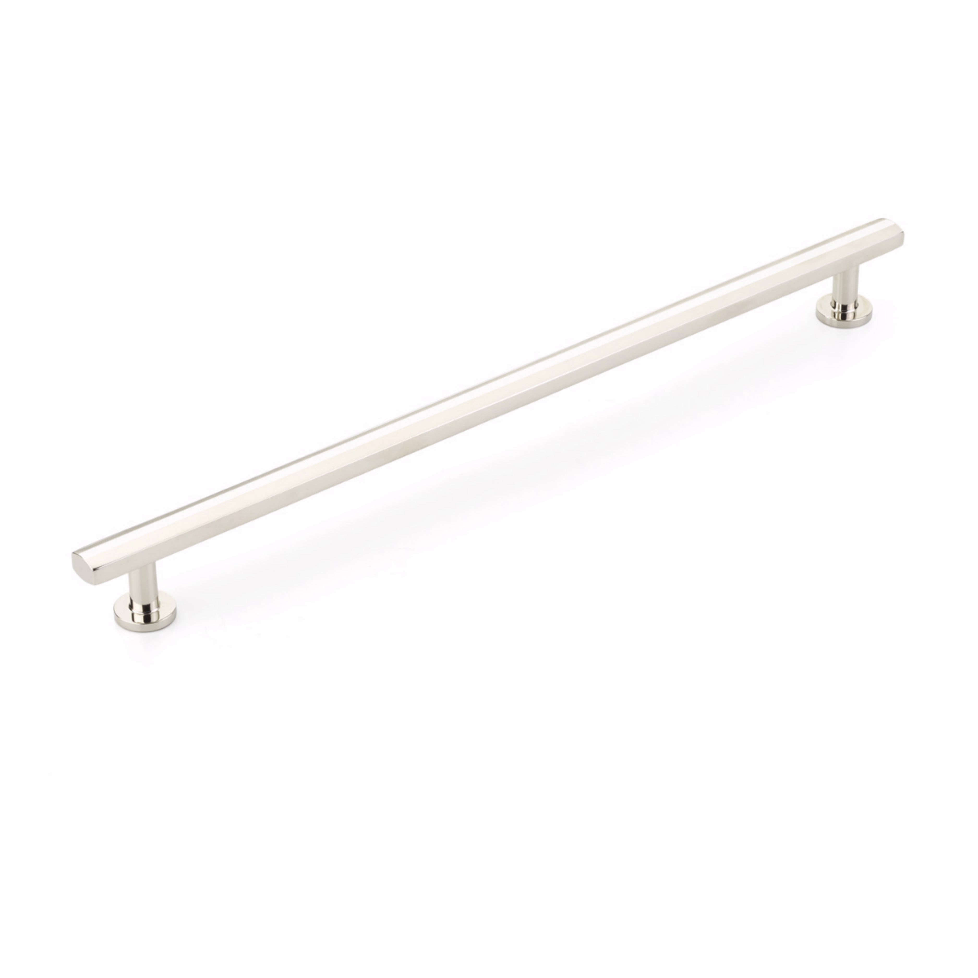 Schaub 563-PN 12" Center to Center Heathrow Cabinet Pull Polished Nickel Finish Sparrow Supply