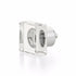 Schaub 57-26 City Lights Square Glass Knob Polished Chrome Finish Sparrow Supply