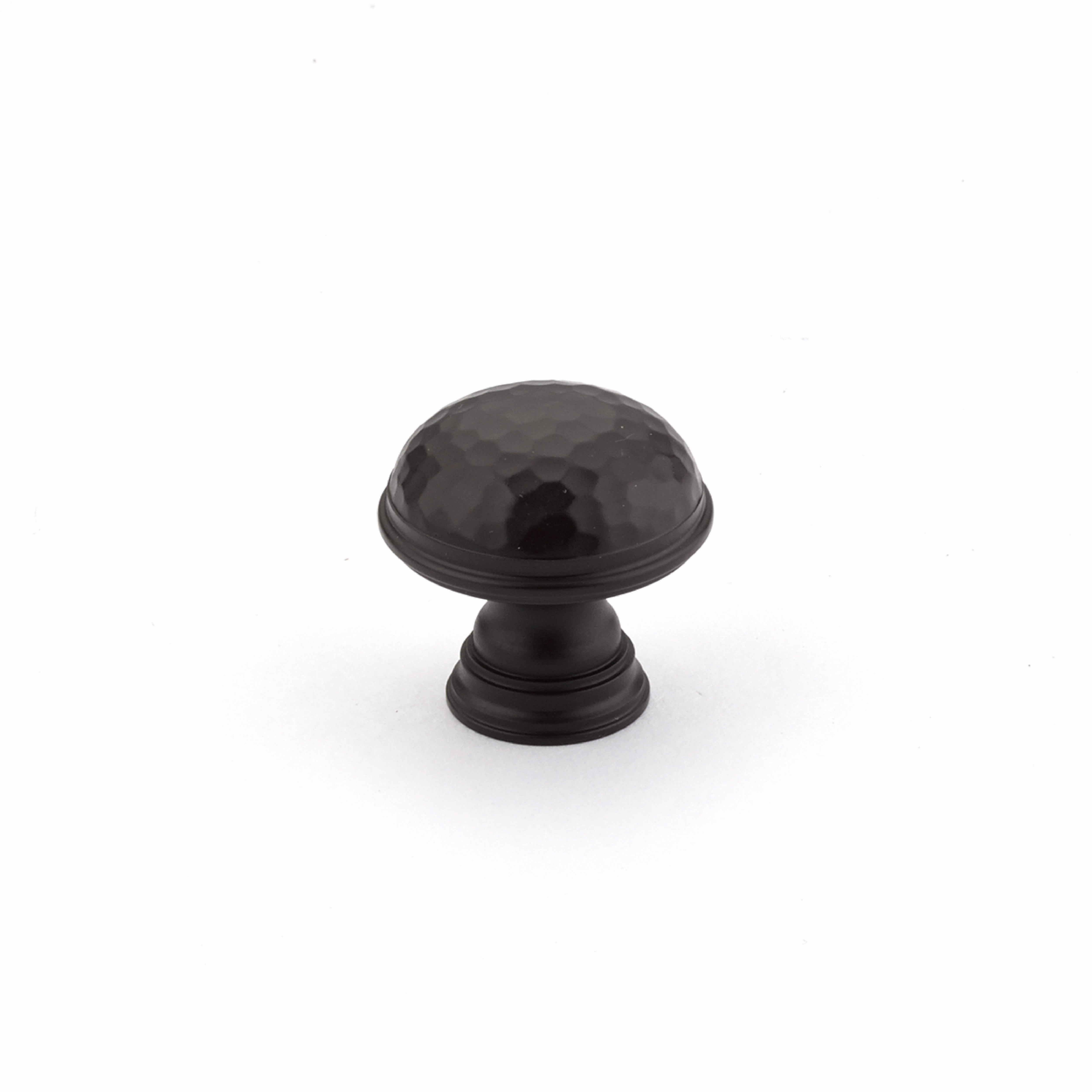 Schaub 570-10B 1-1/4" Atherton Hammered Cabinet Knob Oil Rubbed Bronze Finish Sparrow Supply