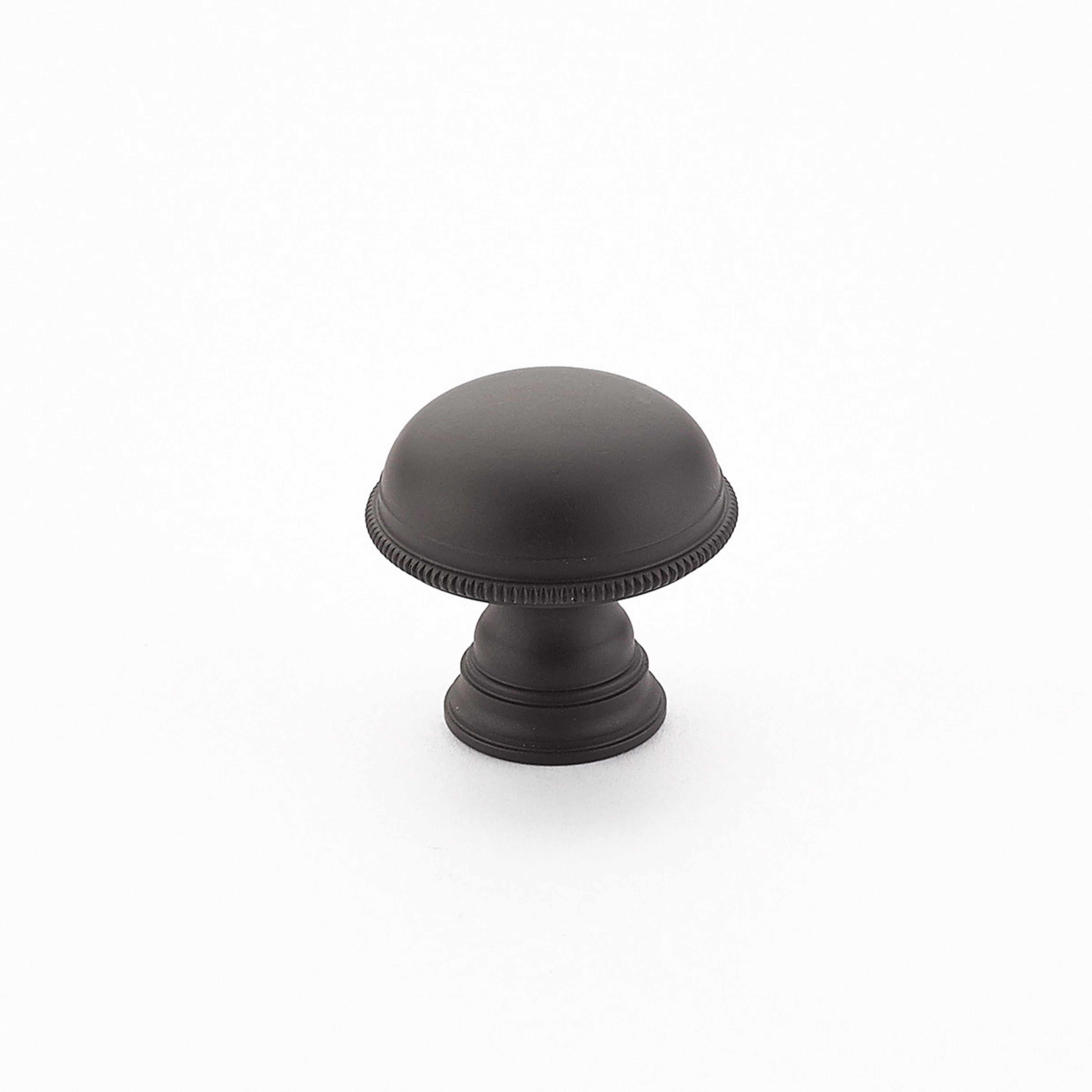 Schaub 572-10B 1-1/4" Atherton Cabinet Knob Oil Rubbed Bronze Finish Sparrow Supply