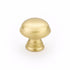 Schaub 572-SB 1-1/4" Atherton Cabinet Knob Satin Brass Finish Sparrow Supply