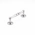 Schaub 576-26 4" Center to Center Atherton Knurled Cabinet Pull Polished Chrome Finish Sparrow Supply