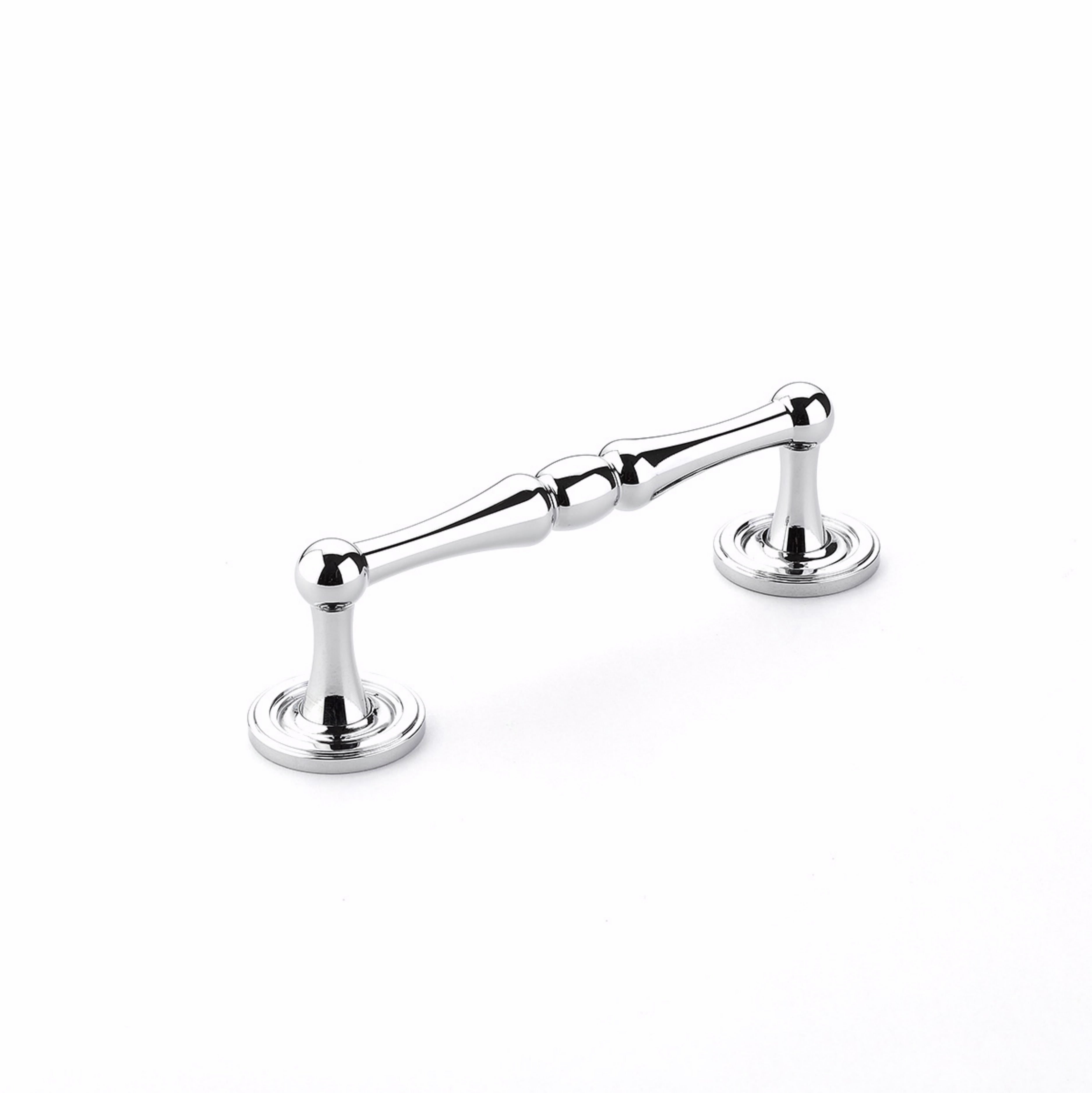 Schaub 579-26 4" Center to Center Atherton Cabinet Pull Polished Chrome Finish Sparrow Supply