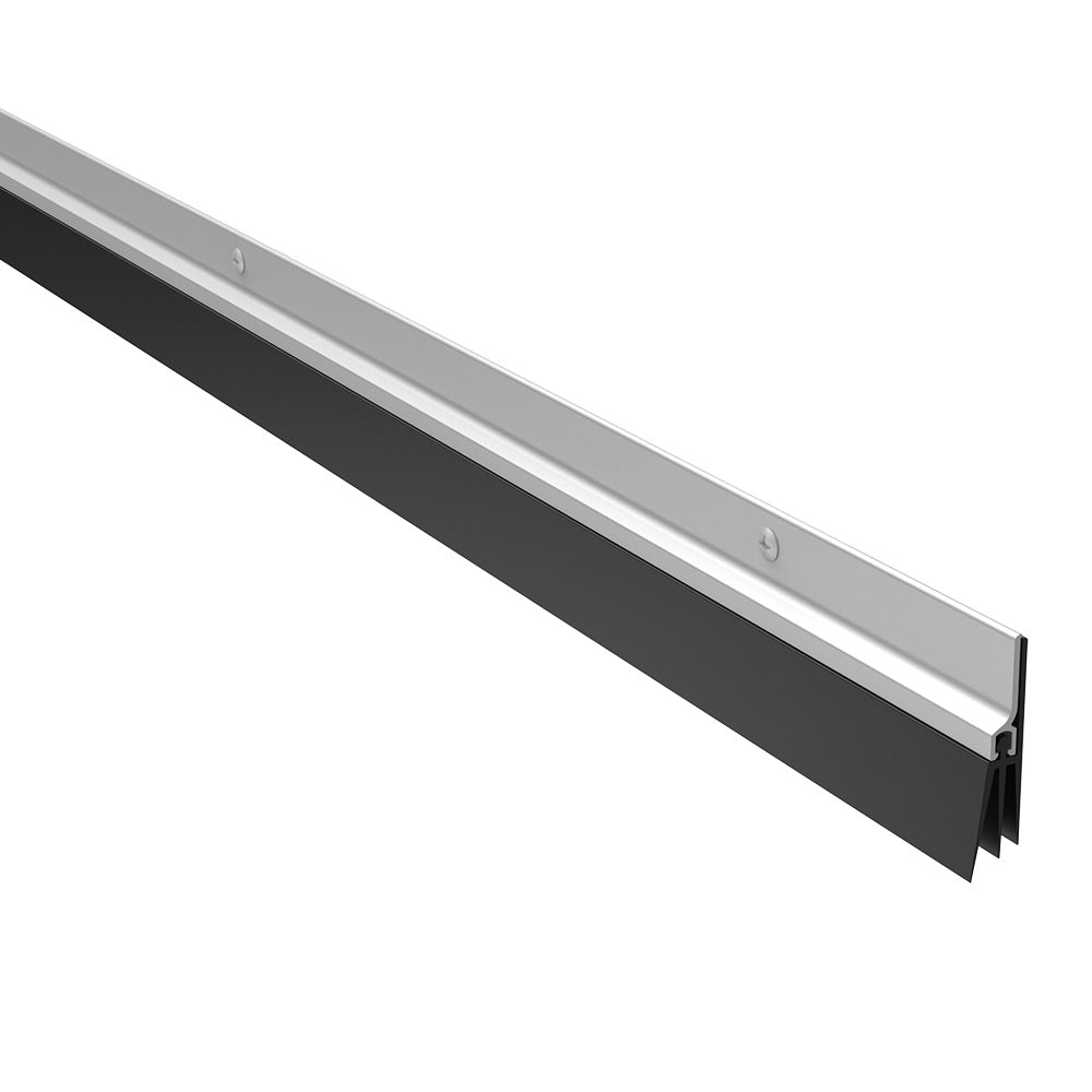 Pemko 57AV36 36" (3') Door Bottom Sweep with 7/8" Vinyl Mill Finish Aluminum Finish Sparrow Supply
