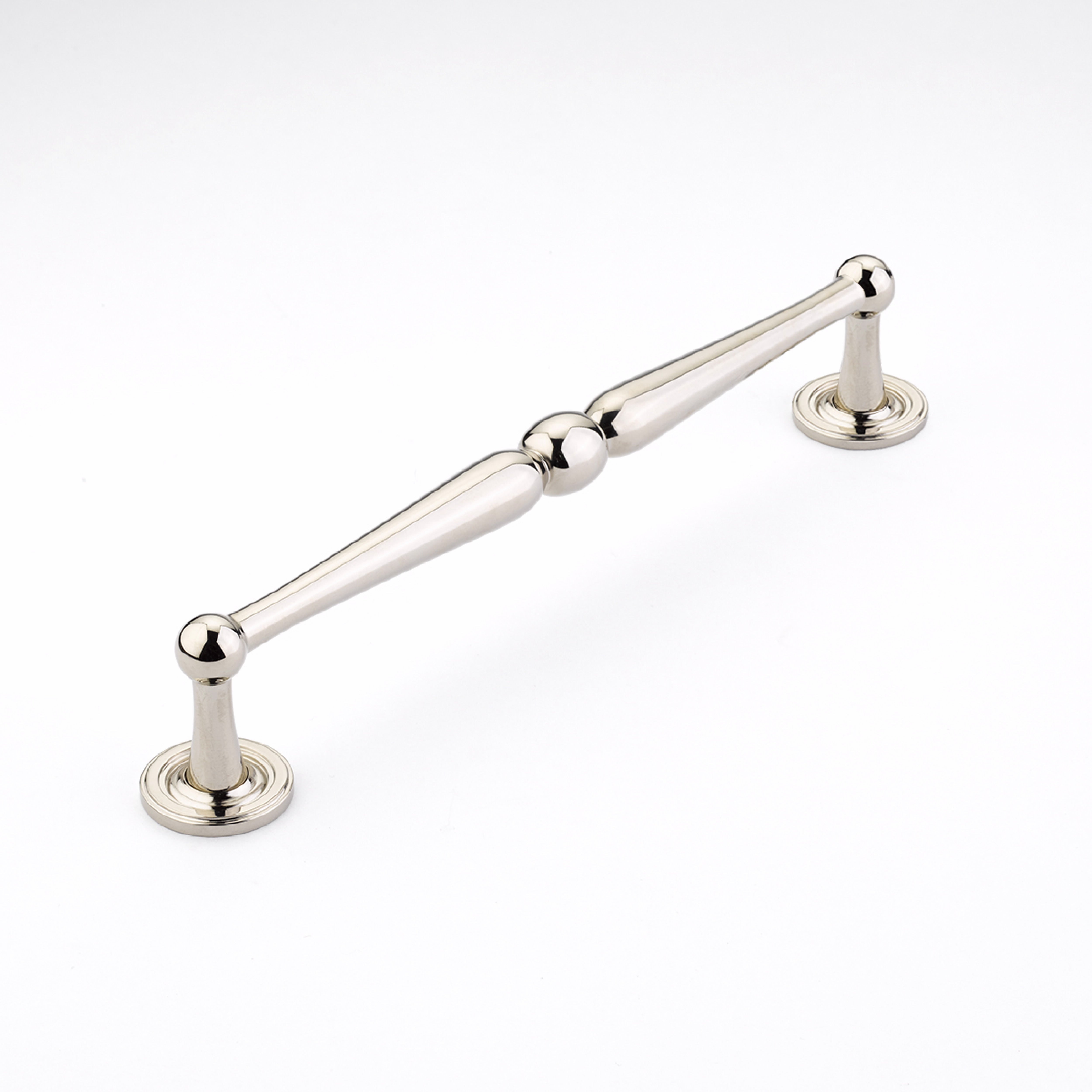 Schaub 580-PN 8" Center to Center Atherton Cabinet Pull Polished Nickel Finish Sparrow Supply