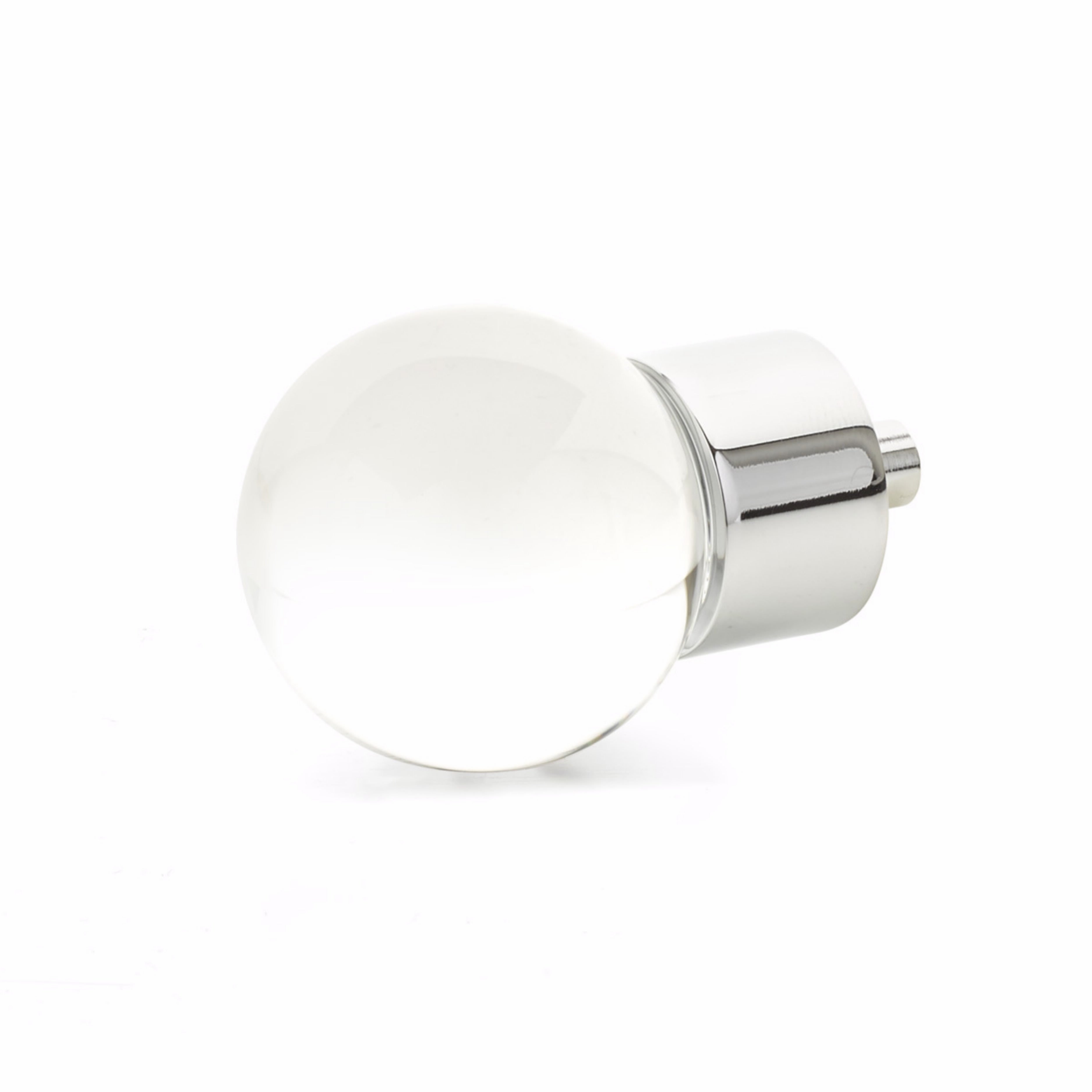 Schaub 59-26 City Lights Globe Glass Knob Polished Chrome Finish Sparrow Supply