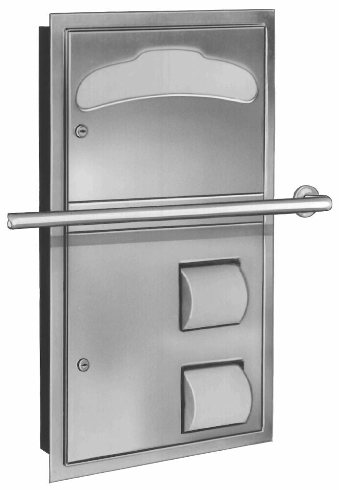 Bradley 5922-000000 Combi Seat Cover/TT Disp, Recessed Sparrow Supply