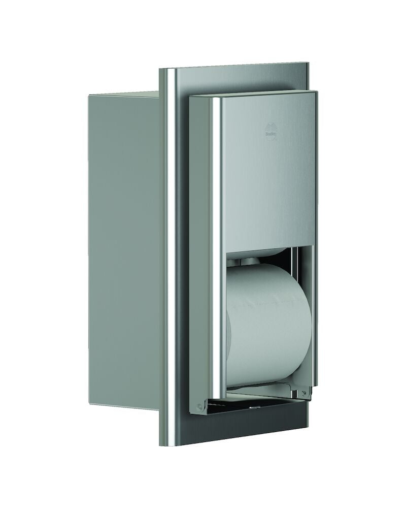 Bradley 5B2-000000 Toilet Tissue Disp- Recessed Mtd, Medium Cap. Sparrow Supply