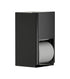 Bradley 5B2-110000-BB Toilet Tissue Disp- Surface Mtd, Medium Cap. Brushed Black Sparrow Supply