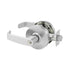 Sargent 6010XG04LL26D Storeroom or Closet (F86) Cylindrical Lever Lock Grade 1 with L Lever and L Rose with Large Format IC Prep Less Core and ASA Strike Satin Chrome Finish Sparrow Supply