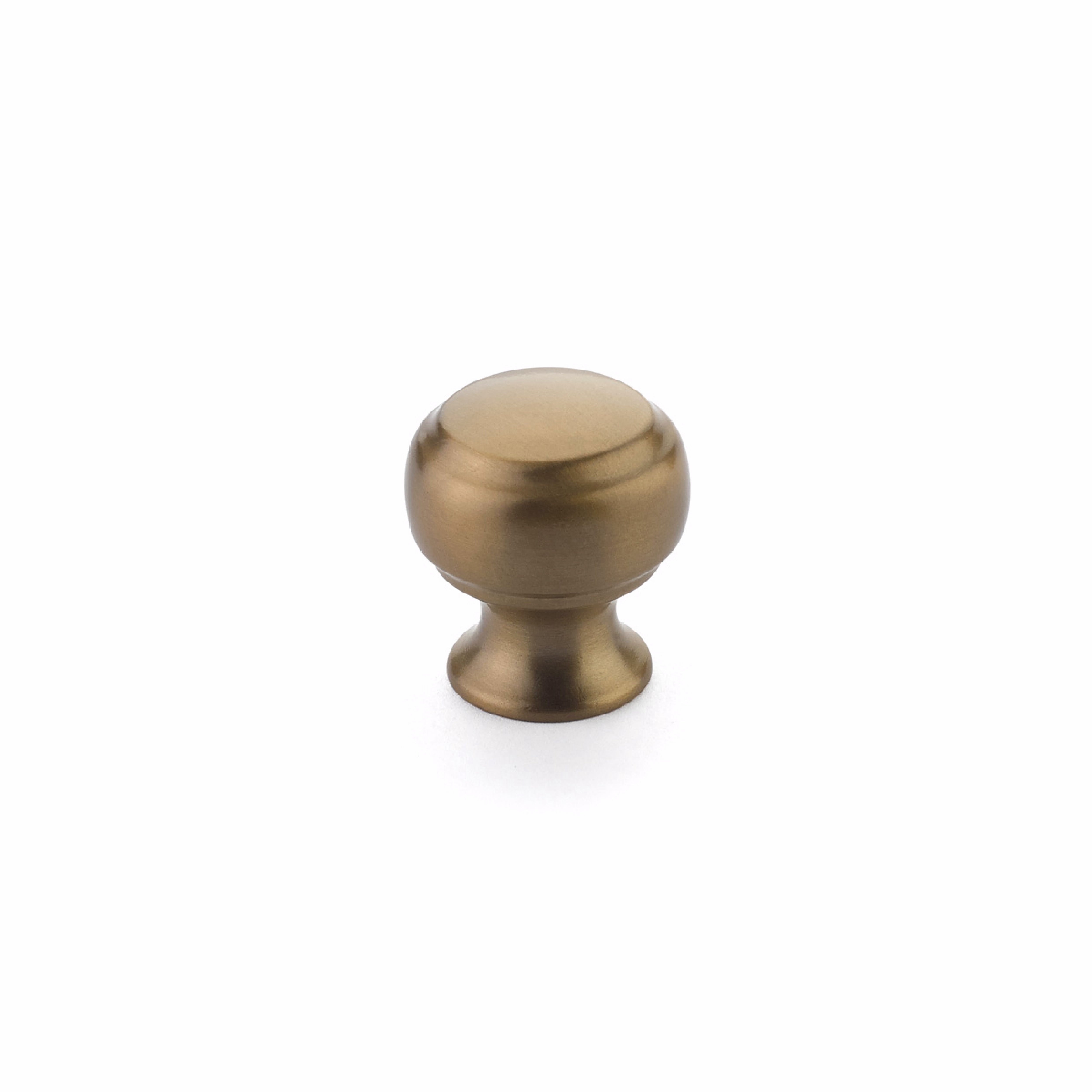 Schaub 63-BBZ 1-1/8" Cabriole Cabinet Knob Brushed Bronze Finish Sparrow Supply