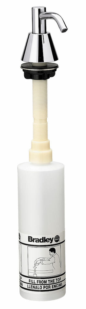 Bradley 6322-000000 Soap Dispenser 16oz 2.5 in. spout Sparrow Supply