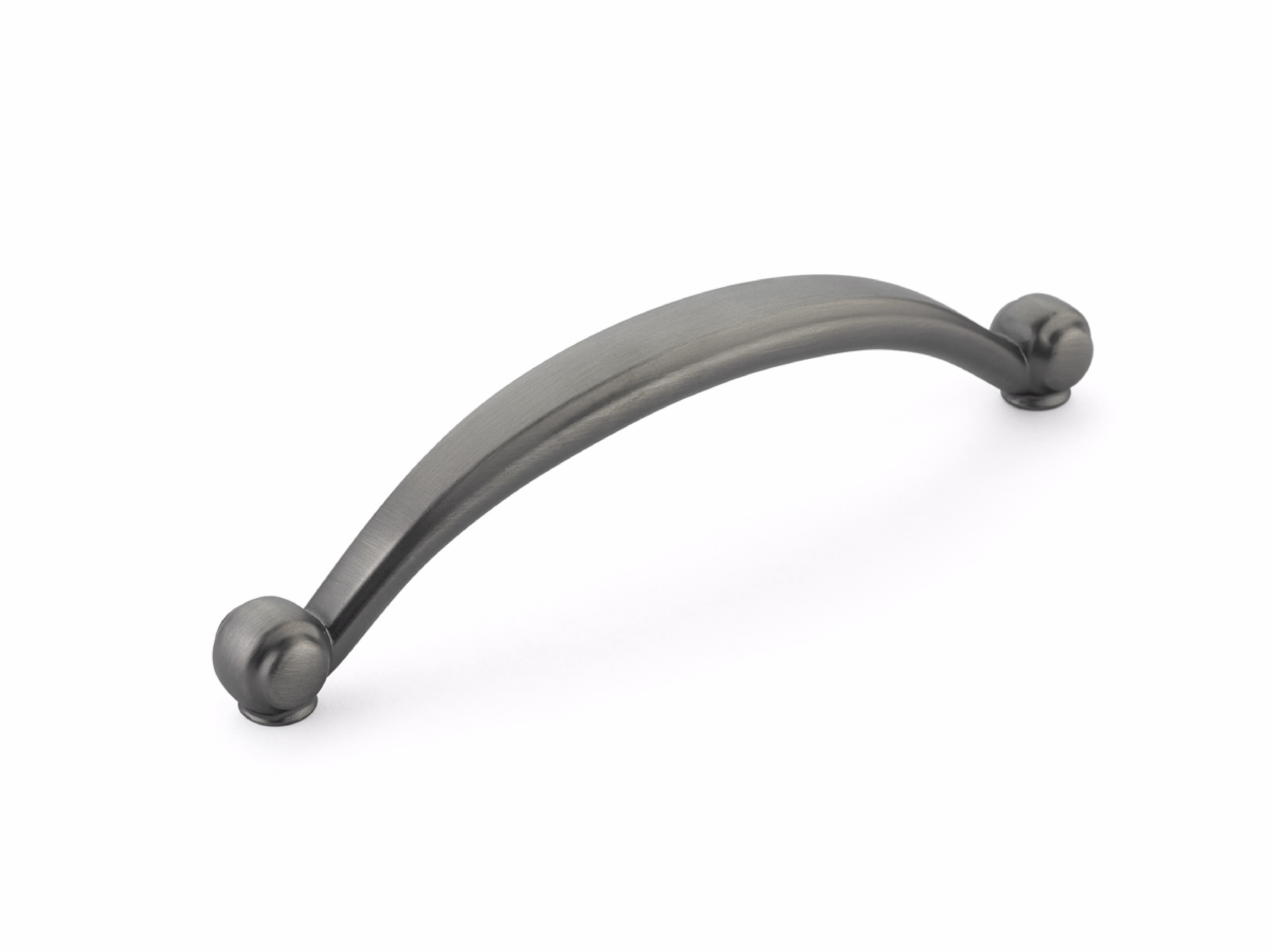 Schaub 64-6-AN Cabriole 6" Center to Center Cabinet Pull Antique Nickel Finish Sparrow Supply