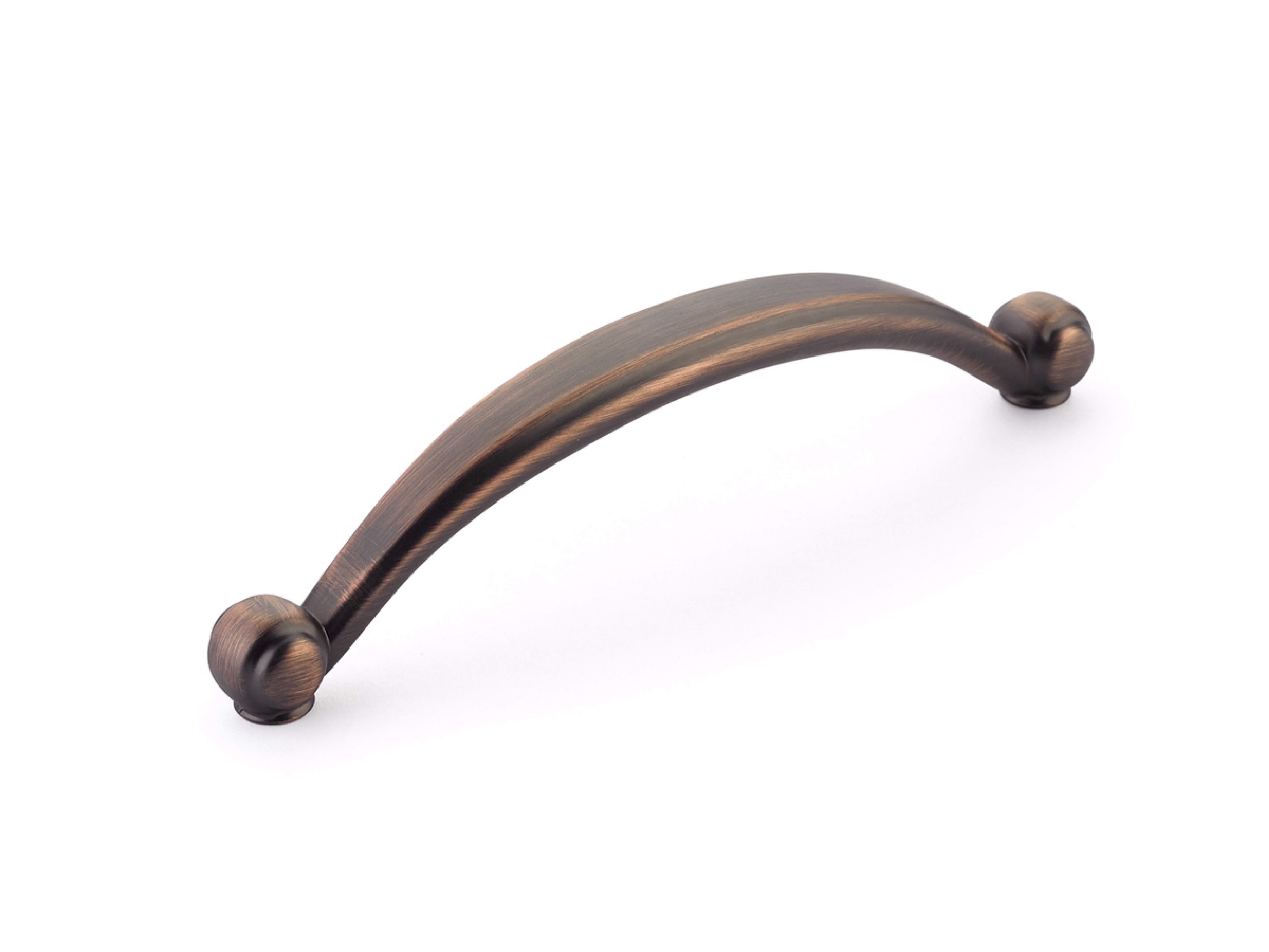 Schaub 64-6-EBZ Cabriole 6" Center to Center Cabinet Pull Empire Bronze Finish Sparrow Supply