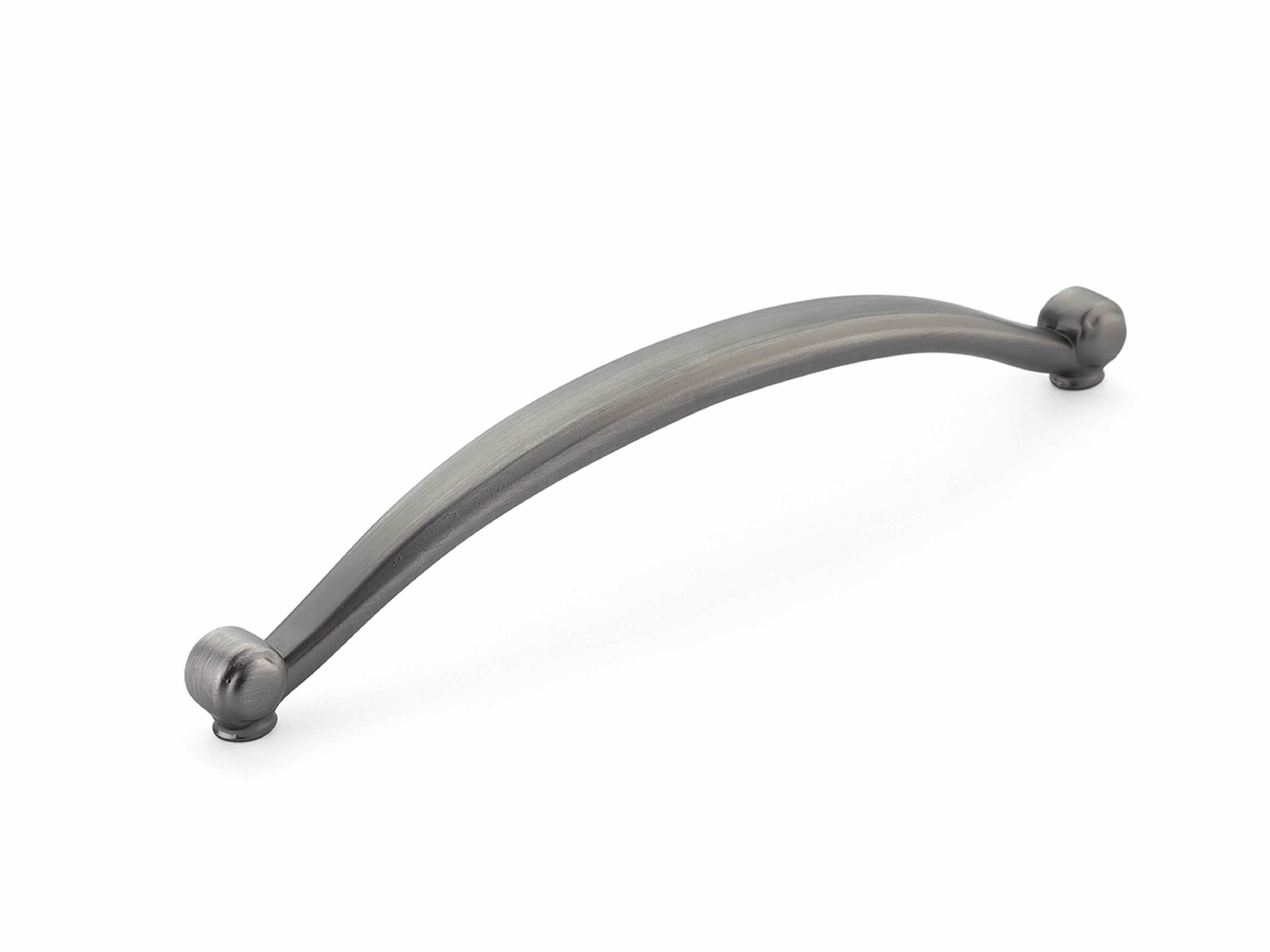 Schaub 64-8-AN Cabriole 8" Center to Center Cabinet Pull Antique Nickel Finish Sparrow Supply