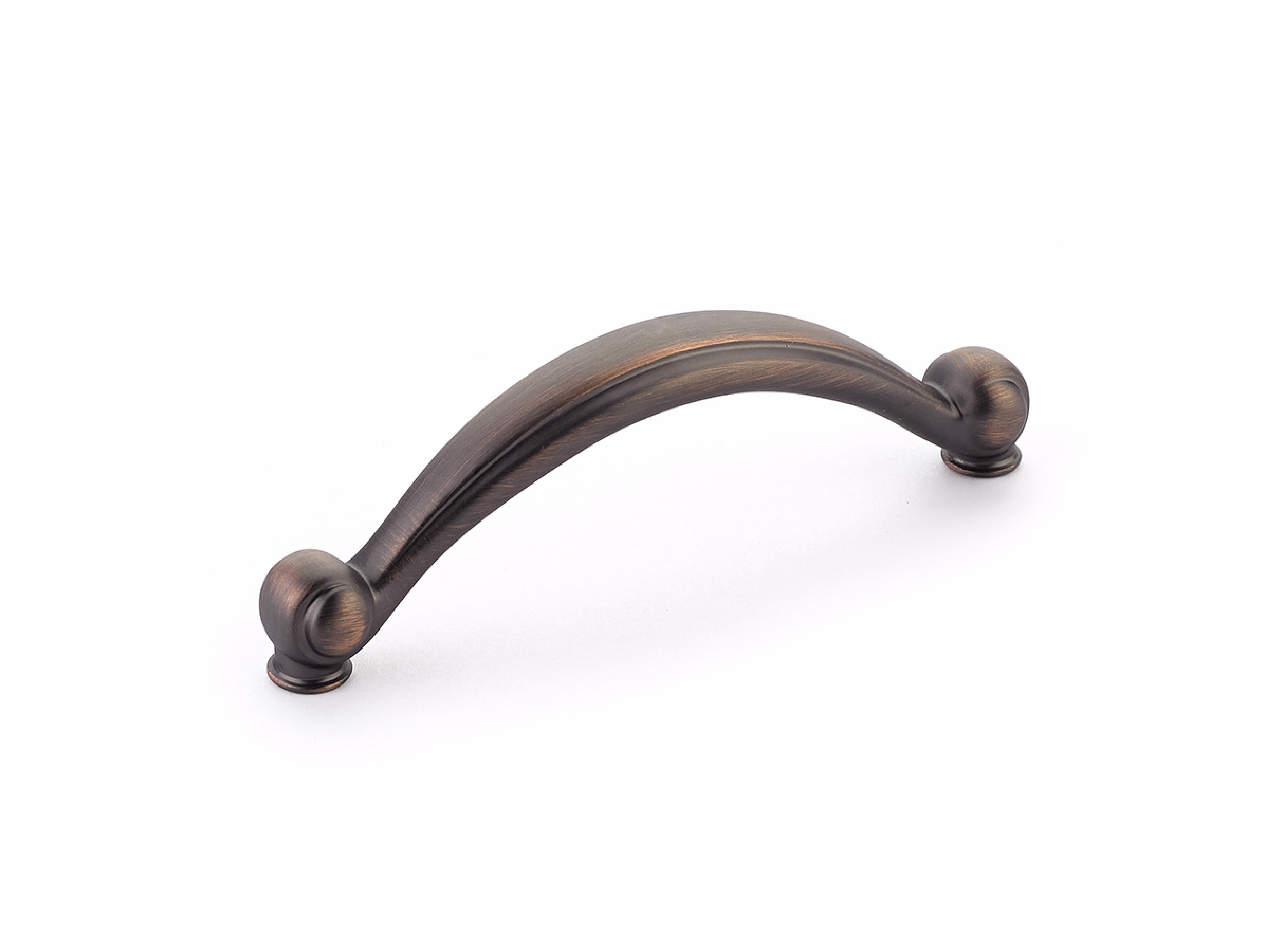 Schaub 64-EBZ Cabriole 3-3/4" Center to Center Cabinet Pull Empire Bronze Finish Sparrow Supply