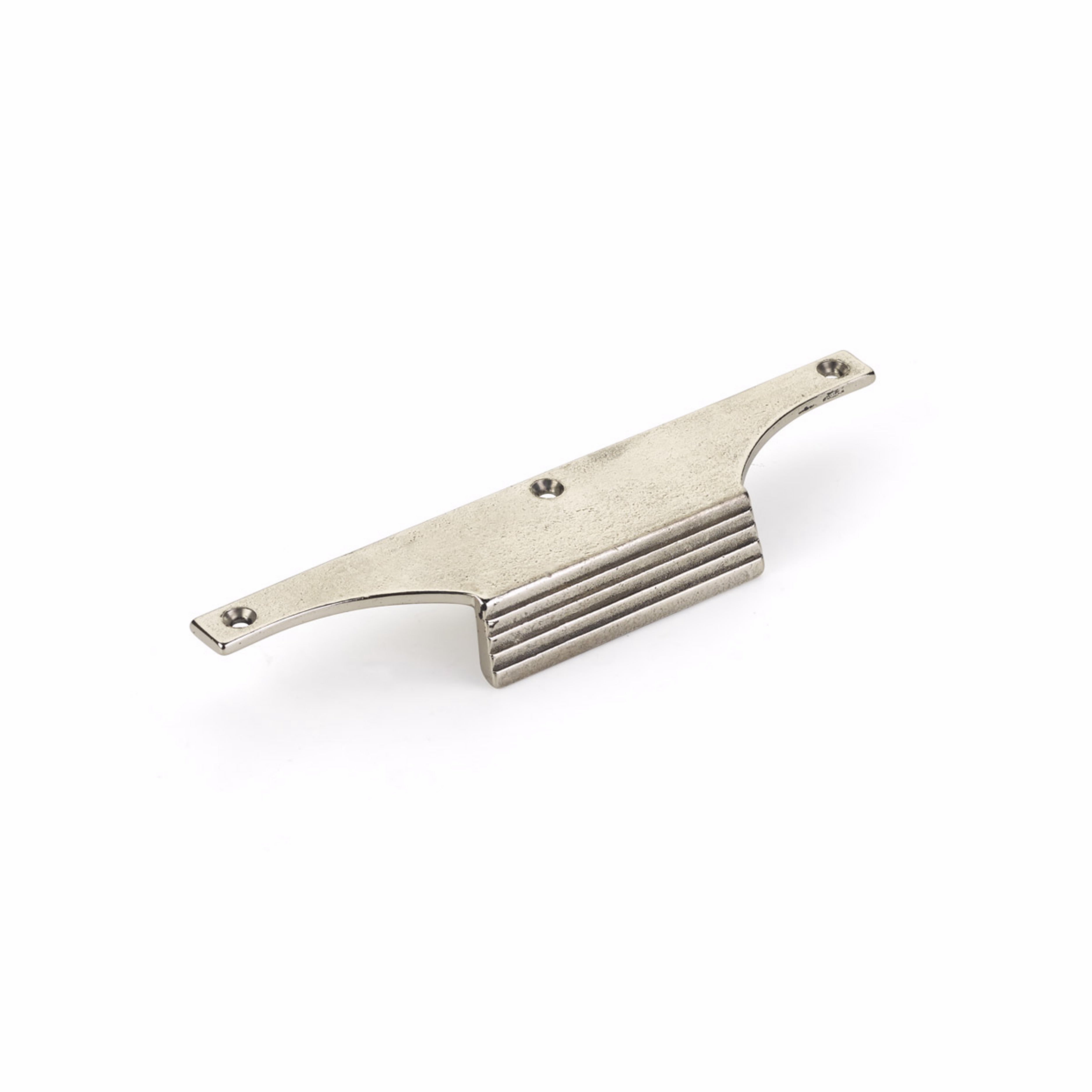 Schaub 691-PWB 8" Overall and 3-1/2" Center to Center Stradella Cabinet Pull Polished White Bronze Finish Sparrow Supply