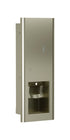 Bradley 6B1-000000-BN Liquid Soap/Gel Sanitizer Disp-40oz Recessed Brushed Nickel Sparrow Supply
