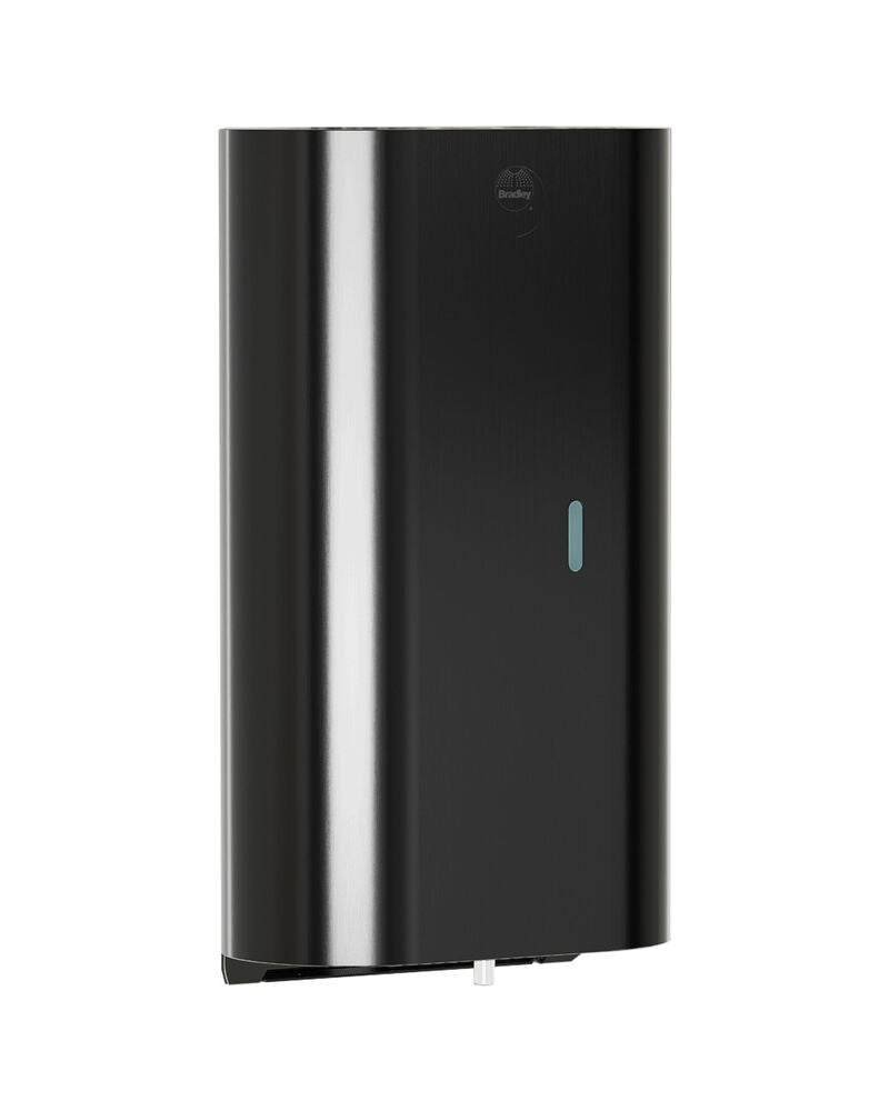 Bradley 6B1-119300-BB Liquid Soap/Gel Santzr. Disp-Sensor-40oz-Surf Brushed Black Sparrow Supply