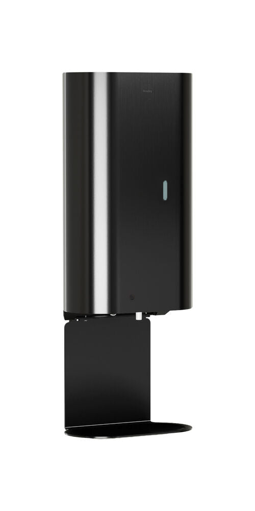 Bradley 6B1-119300T-BB Liquid/Gel Santzr. Sensor-40oz-Surf, Tray Brushed Black Sparrow Supply