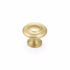 Schaub 703-SB 1-1/4" Colonial Cabinet Knob Satin Brass Finish Sparrow Supply