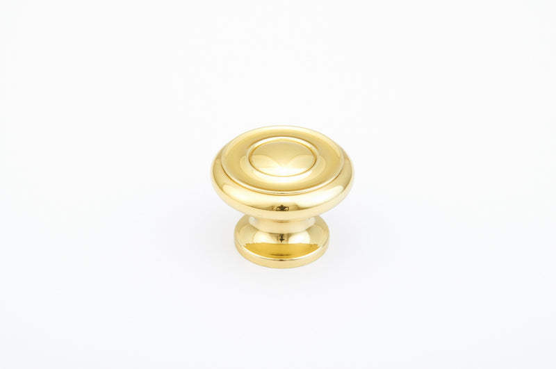 SCHAUB 704-03 Cabinet Knobs - Brass Sparrow Supply