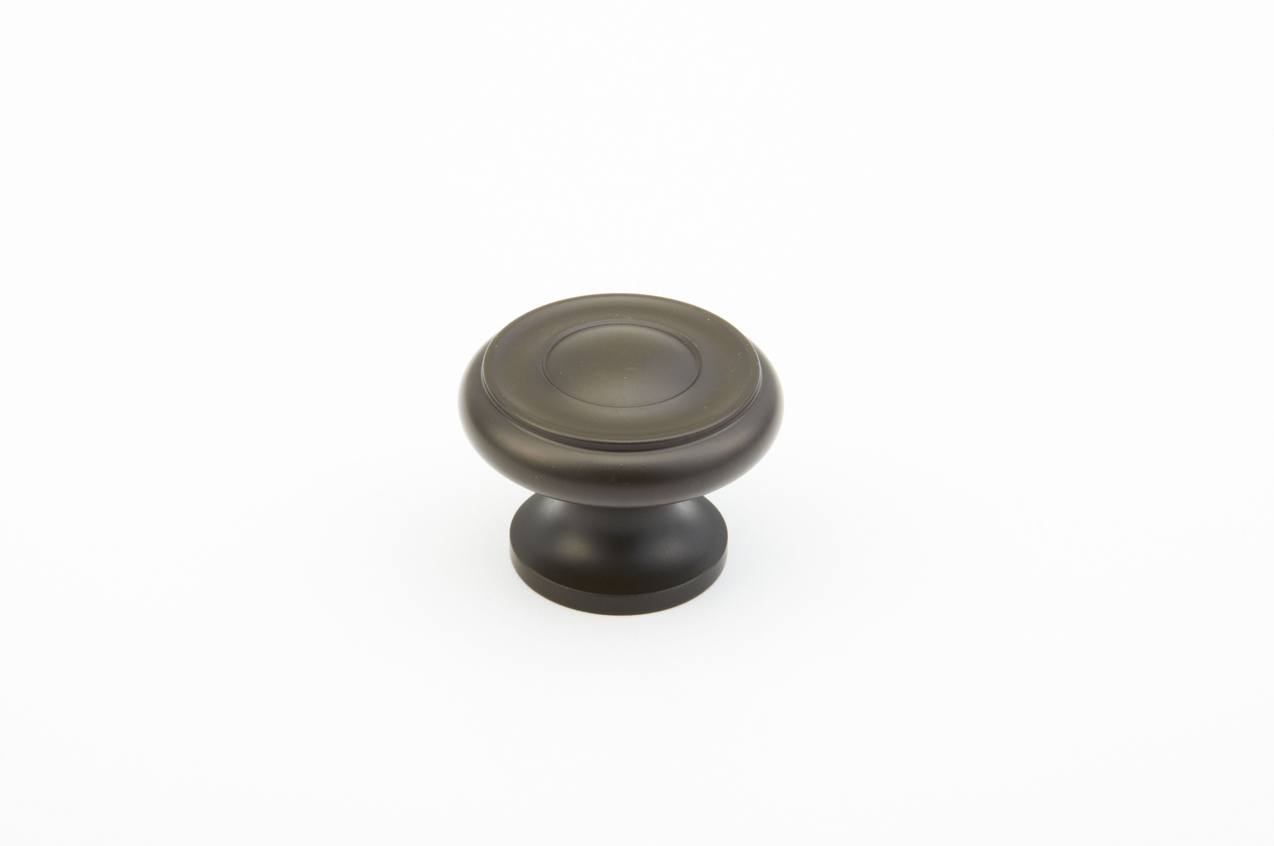 Schaub 704-10B 1-1/2" Colonial Cabinet Knob Oil Rubbed Bronze Finish Sparrow Supply