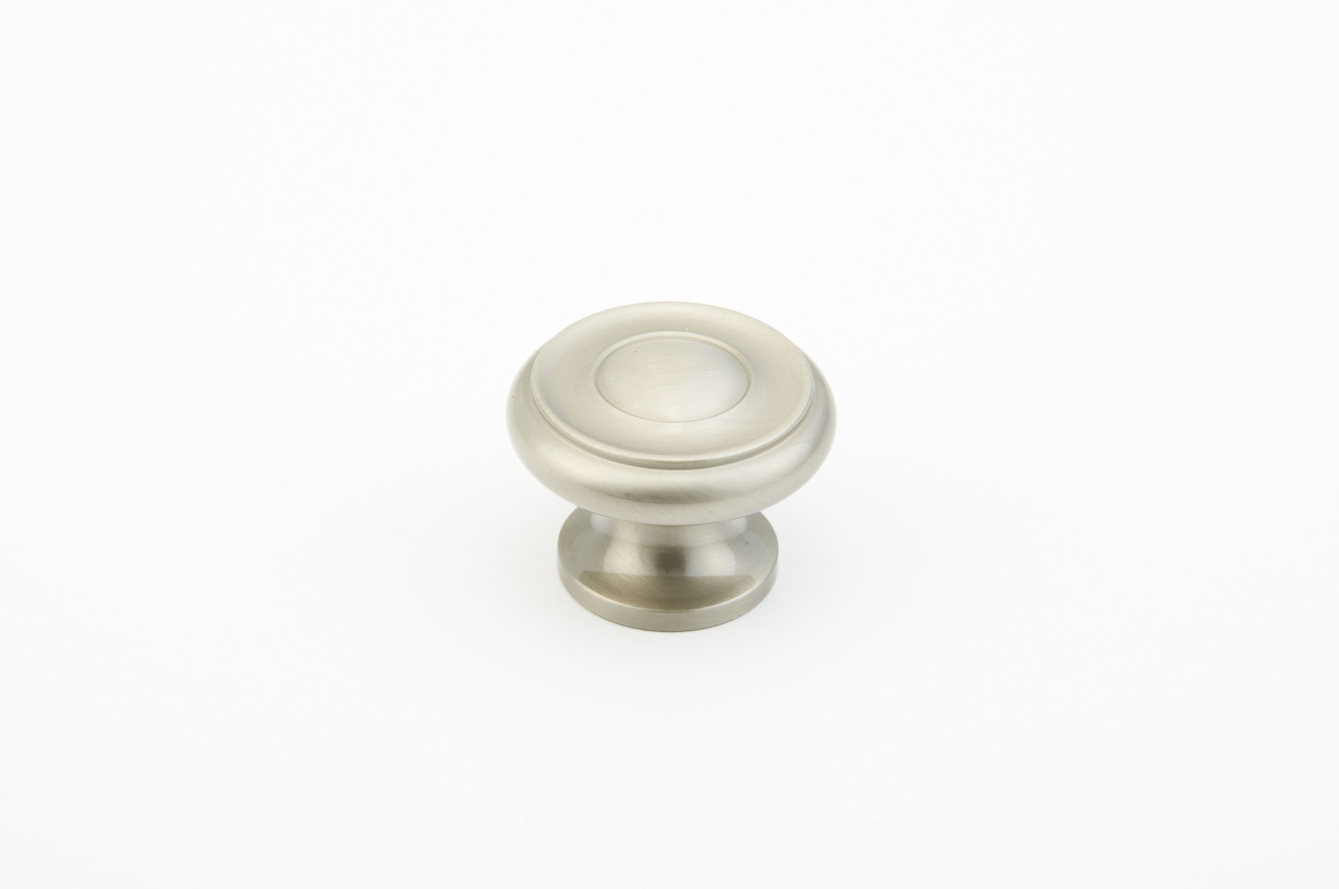 Schaub 704-15 1-1/2" Colonial Cabinet Knob Satin Nickel Finish Sparrow Supply