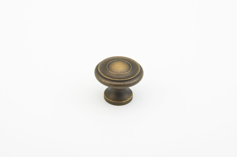 SCHAUB 704-ALB Cabinet Knobs - Brass Sparrow Supply