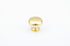 Schaub 706-03 1-1/4" Country Traditional Cabinet Knob Bright Brass Finish Sparrow Supply