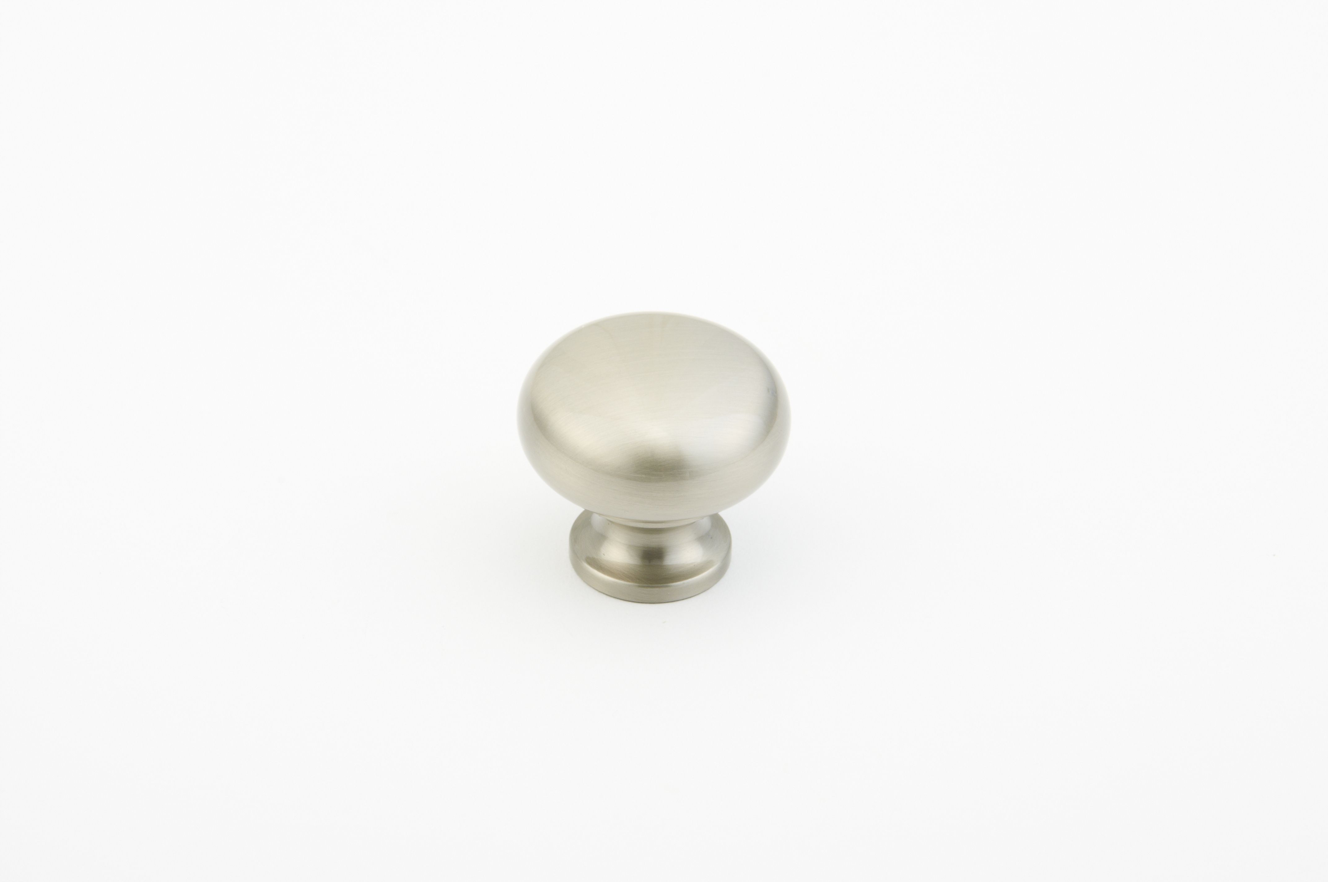 Schaub 706-15 1-1/4" Country Traditional Cabinet Knob Satin Nickel Finish Sparrow Supply