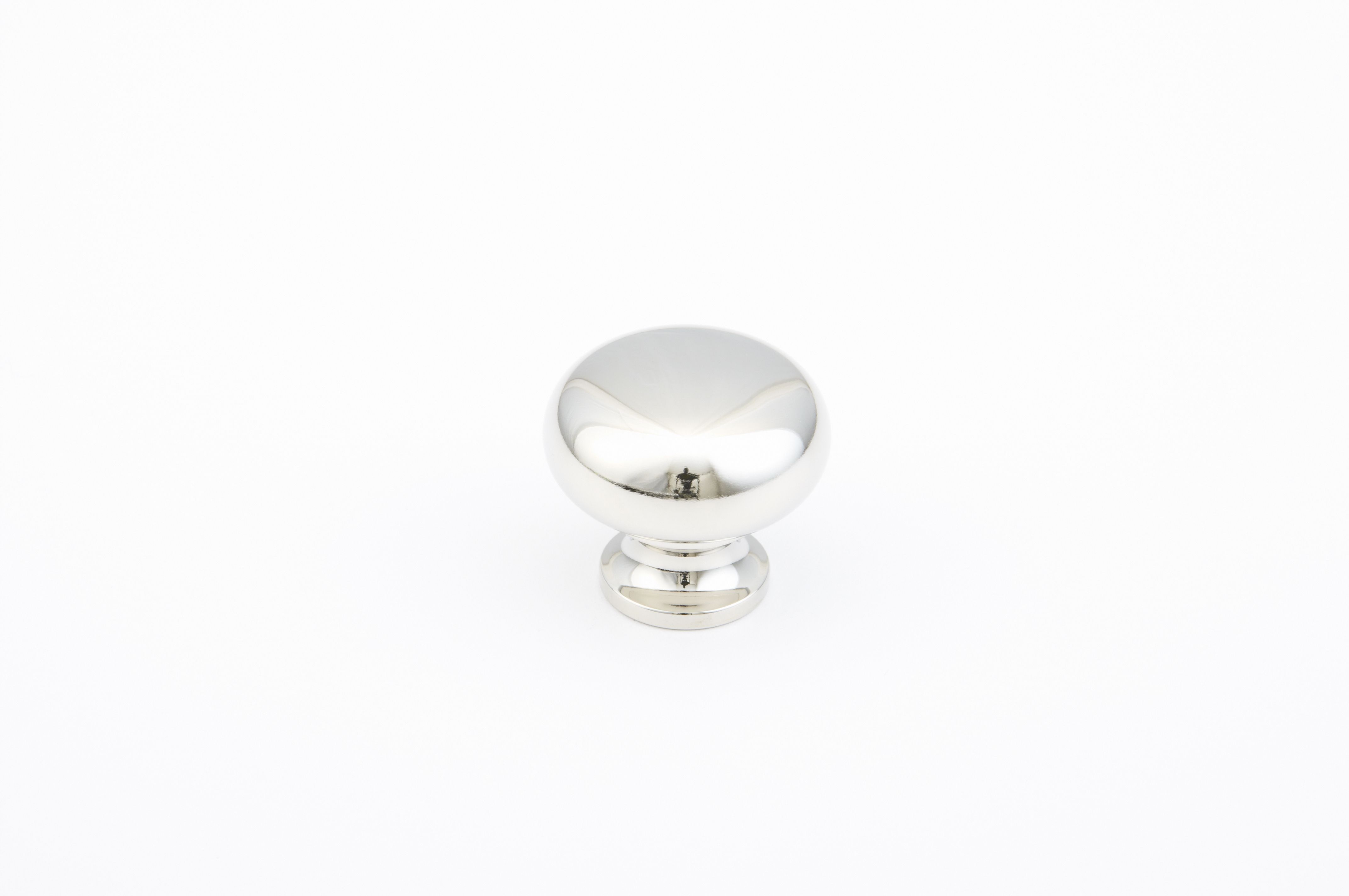 Schaub 706-PN 1-1/4" Country Traditional Cabinet Knob Polished Nickel Finish Sparrow Supply