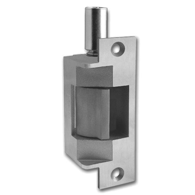 Hes 7127524D630 75 24VDC Electric Strike Satin Stainless Steel Finish Sparrow Supply