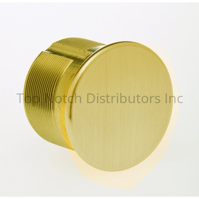 Ilco 716003 1" Dummy Mortise Cylinder Bright Brass Polished Brass Sparrow Supply