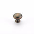 Schaub 719-AUB 1-3/8" Oval Country Traditional Cabinet Knob Aurora Bronze Finish Sparrow Supply