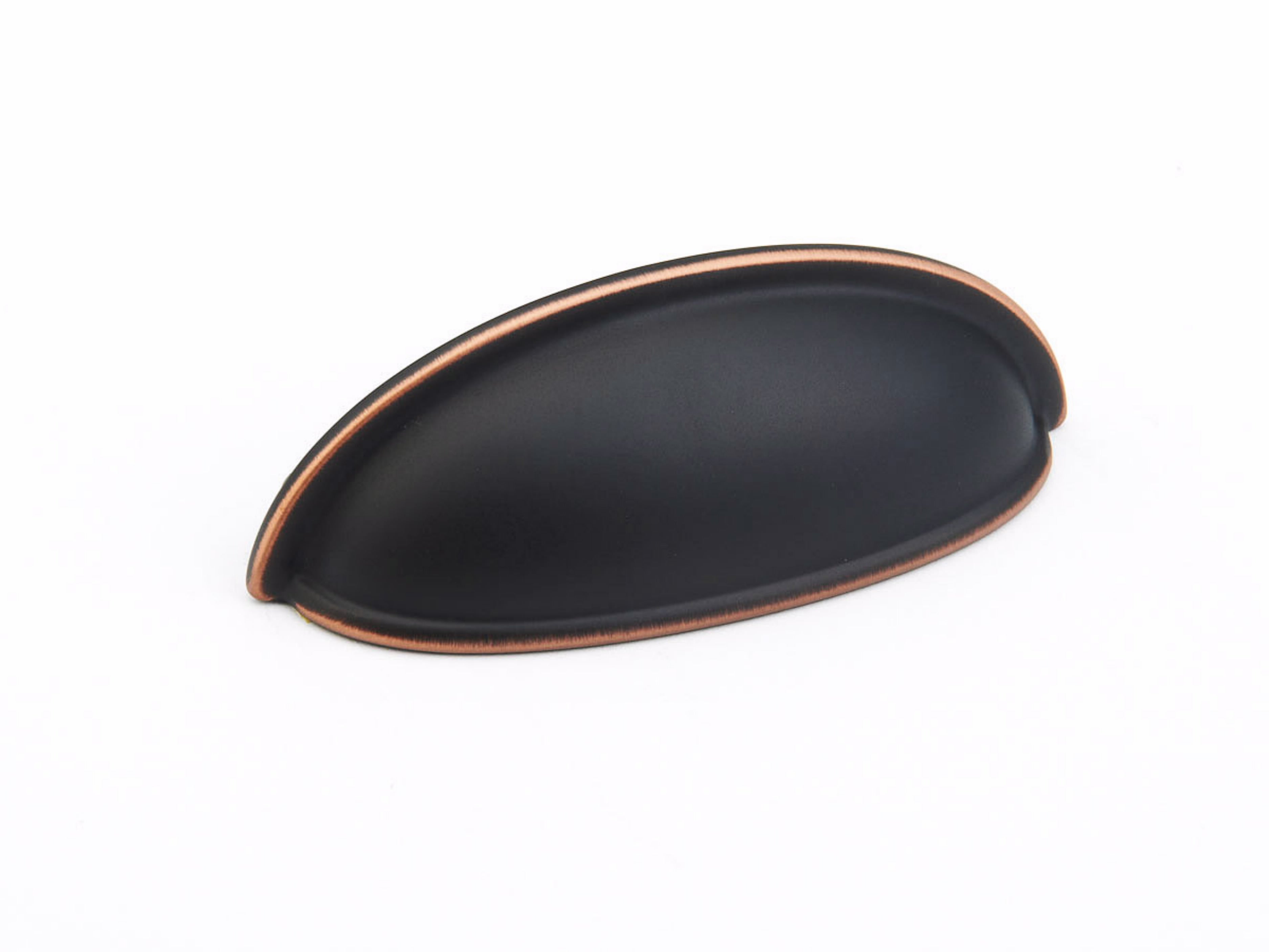 Schaub 730-MIBZ 3-3/4" Overall; 3" Center to Center Traditional Cup Pull Michelangelo Bronze Finish Sparrow Supply