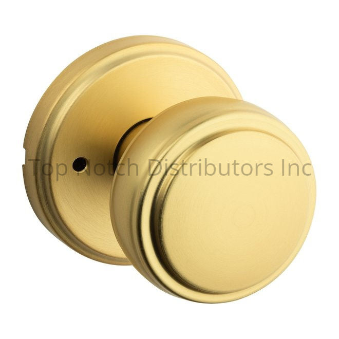 Kwikset 730SOK-4 Sora Knob with Traditional Round Rose Privacy Door... Sparrow Supply