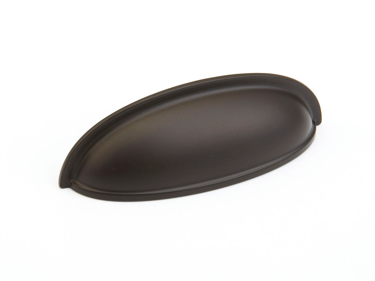 Schaub 731-10B 4-5/8" Overall; 3" Center to Center Traditional Cup Pull Oil Rubbed Bronze Finish Sparrow Supply