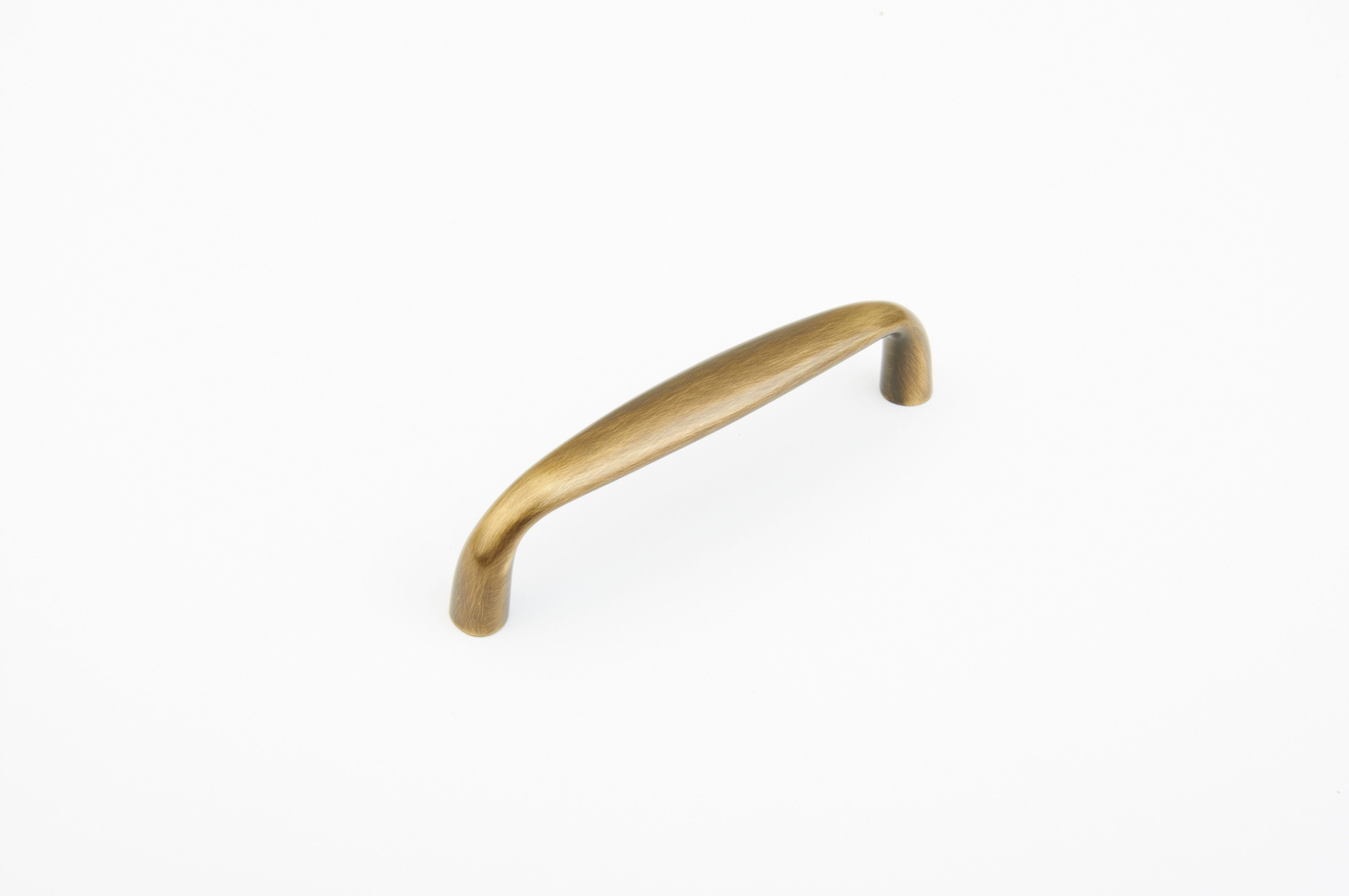 Schaub 732-AB 4" Center to Center Traditional Cabinet Pull Antique Brass Finish Sparrow Supply
